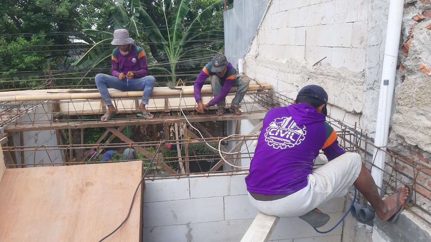 Pekerjaan Pembesian Ring Balok Dan Bekisting